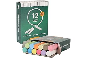 kedudes Chalk for Little Hands - Jumbo Chalk Pack for Toddlers 1-3