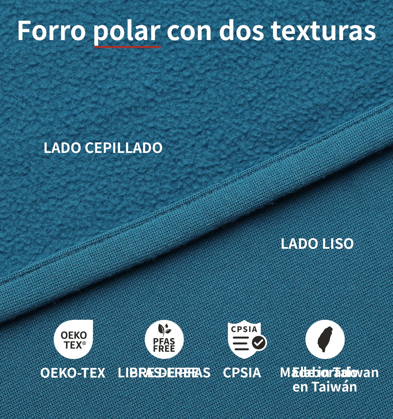 Litume Manta de Viaje para Avión, Cálida, Polar Verde Azulado, Versátil