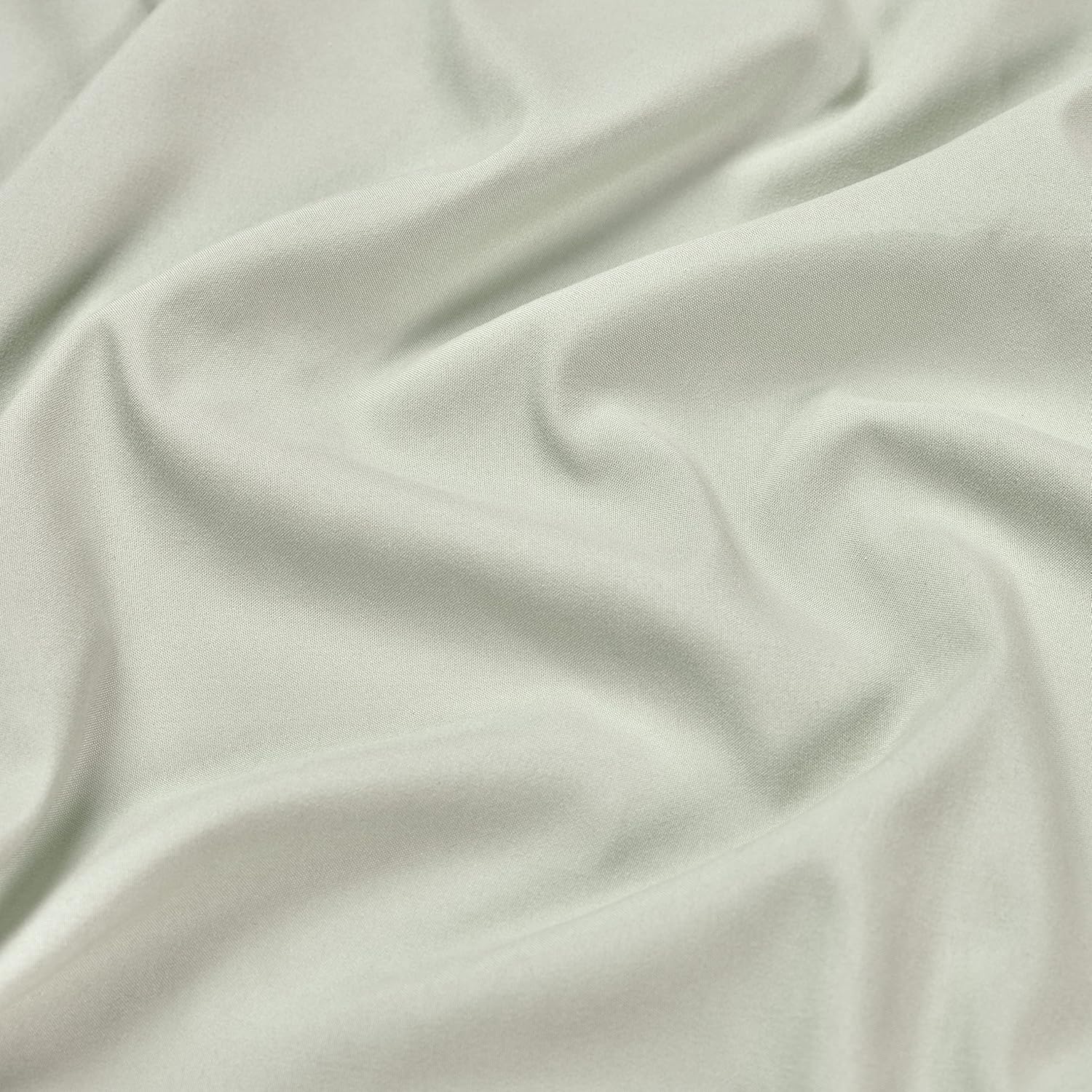 Chanasya Premium Ruffle Sheet Set - Shabby Chic Double Brushed Soft Ruffled Hem Solid Microfiber Sheet Set - Fitted Sheet, Flat Sheet & 2 Pillow Cover - 4-Piece Set - Sage, Full Size