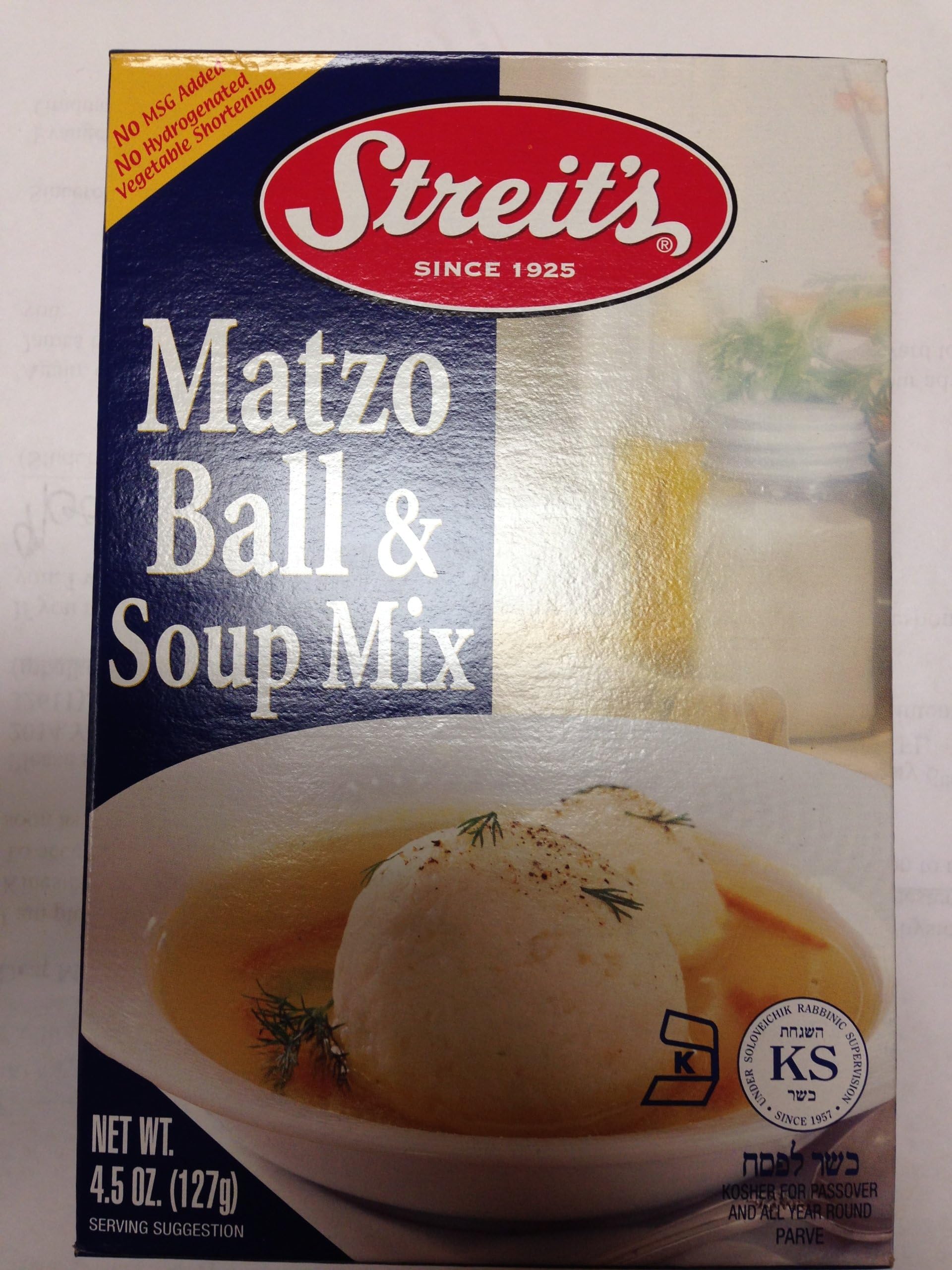 Streit's Gluten Free Matzoh Ball Mix and Soup Mix, 4.5