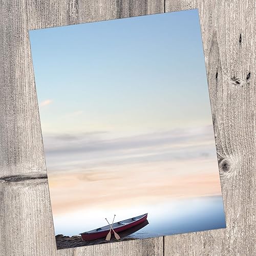 Miniatura 3 de Cosco Membrete de aventura en canoa Canoa,Margaritas,Prado de caballos,Waterfal