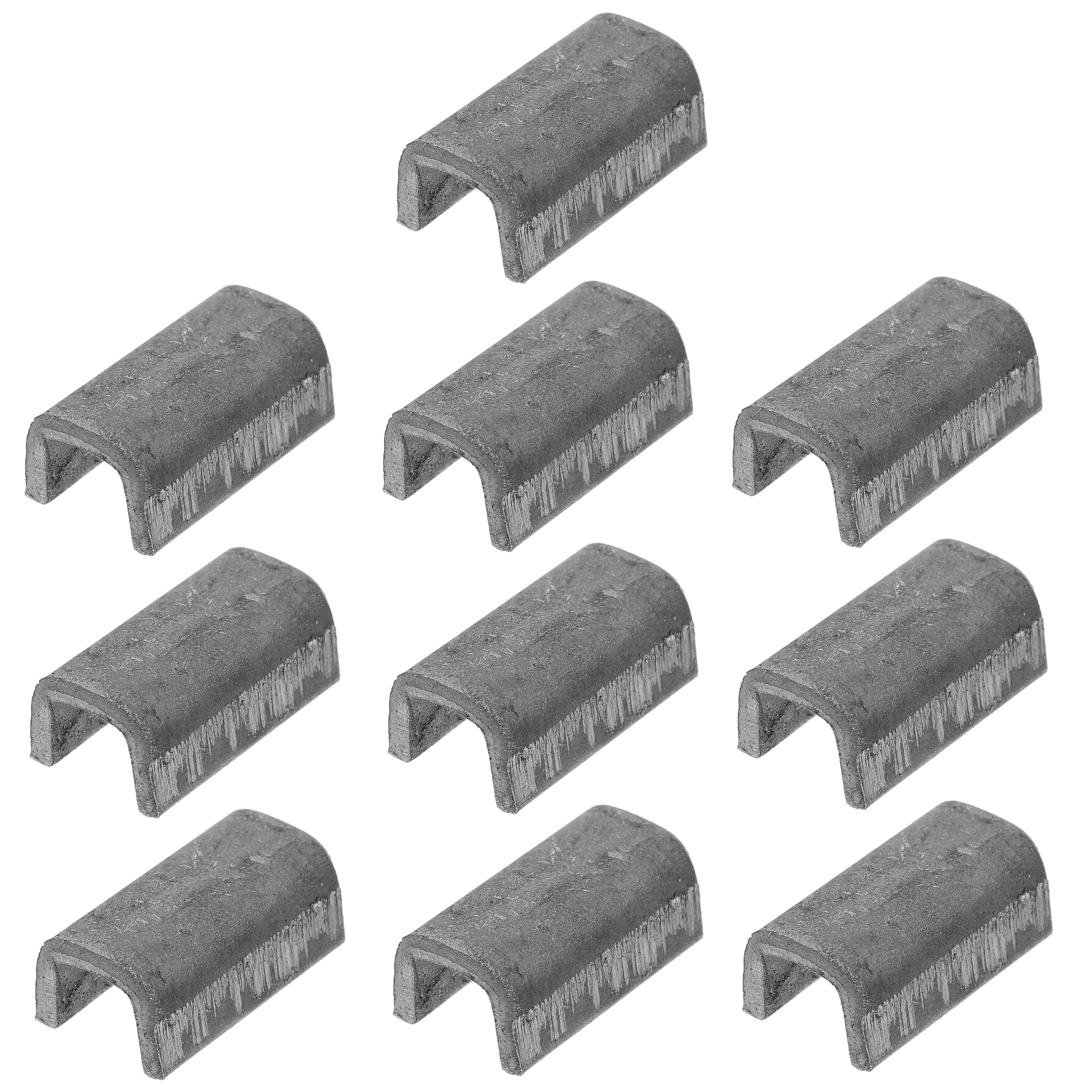 Hohopeti 10 Pezzi Clip in Ferro per Attrezzi da Giardino, Fermo Sicuro per Manici e Martello, Accessorio Versatile per Giardinaggio in Cortile