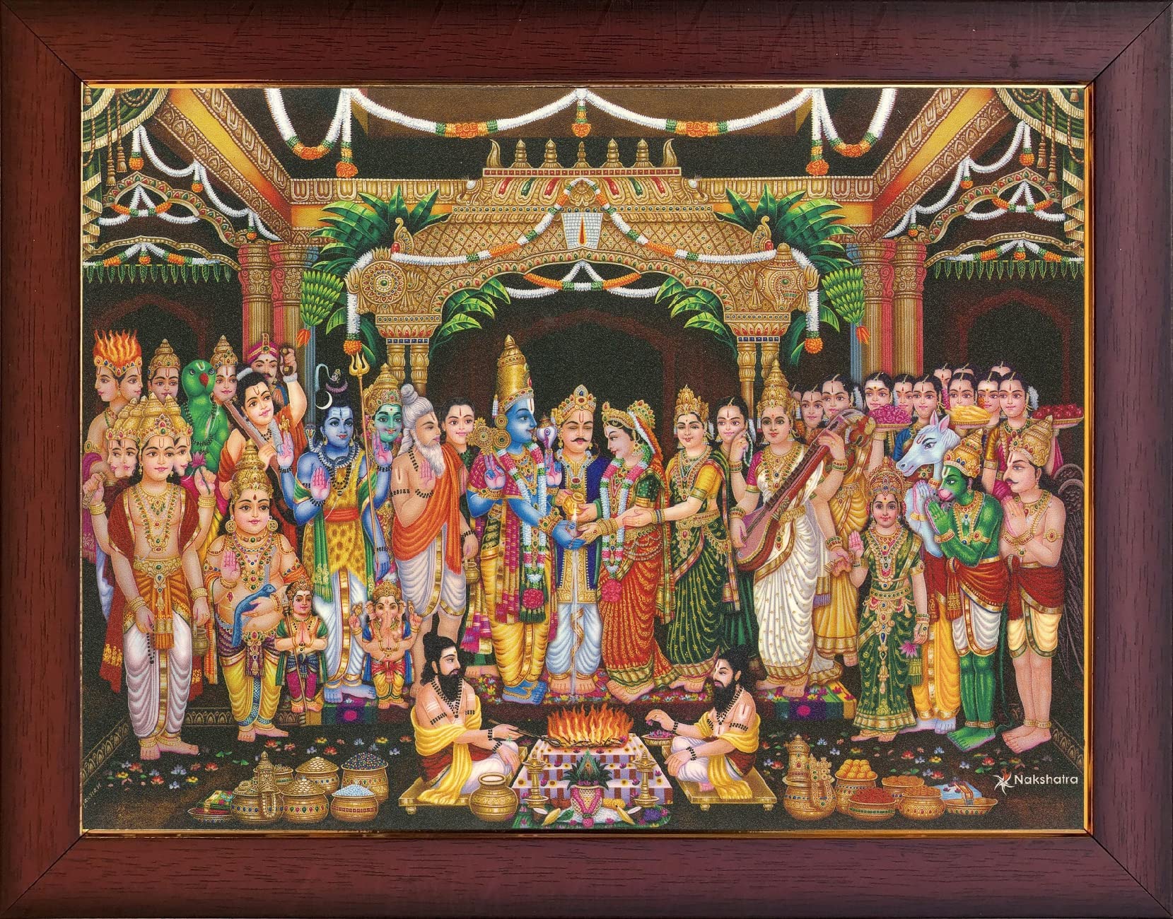 Garudu Photos - Srinivasa Kalyanam Photo Frame; Padmavati; Padmavathi; Tirupathi; Tirupati; Balaji; venkatesawara; Sreenivasa; Perumal; Thayar; Kalyanam; kalyana; Kalyan; marriage (Small - with Stand) (B0B1XPQ3DX) Amazon Price History, Amazon Price Tracker