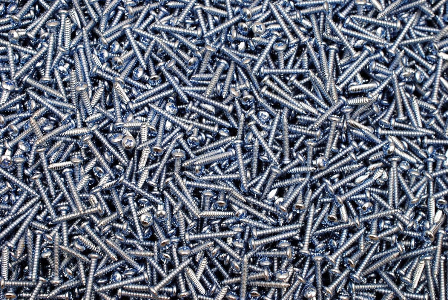 (2500) Phillips Pan Head 4 x 3/4 Type AB Zinc Plated Sheet Metal Screw #4 SMS