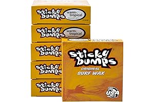 Sticky Bumps Warm/Tropical Water Surfboard Wax - For maximum traction in warm, tropical waters