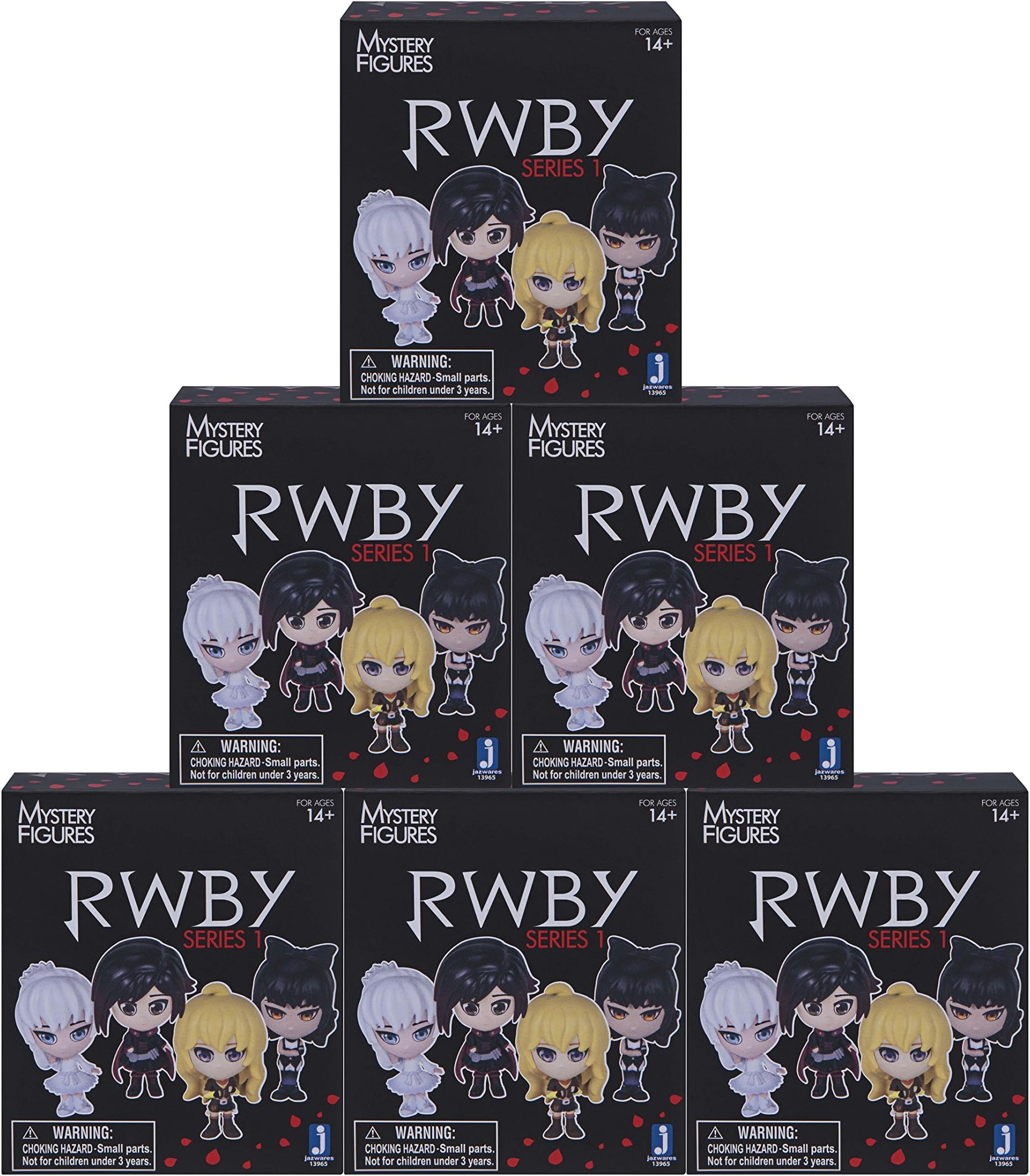 RWBY 6 Pack of Mystery Figures, Series 1