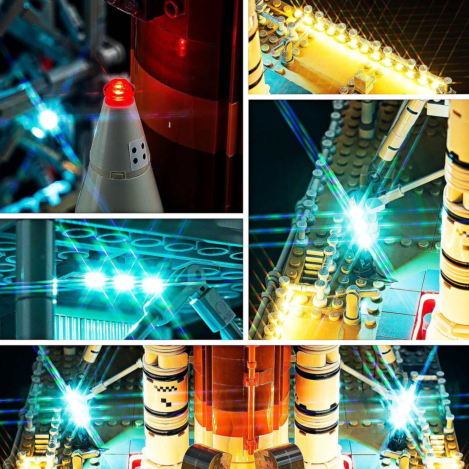 LED Lighting Compatible with Lego NASA Artemis Space Launch System 10341, Light Kit Compatible with Lego 10341, Giving Light to Model, NOT Included The Model Set（Standard Version）