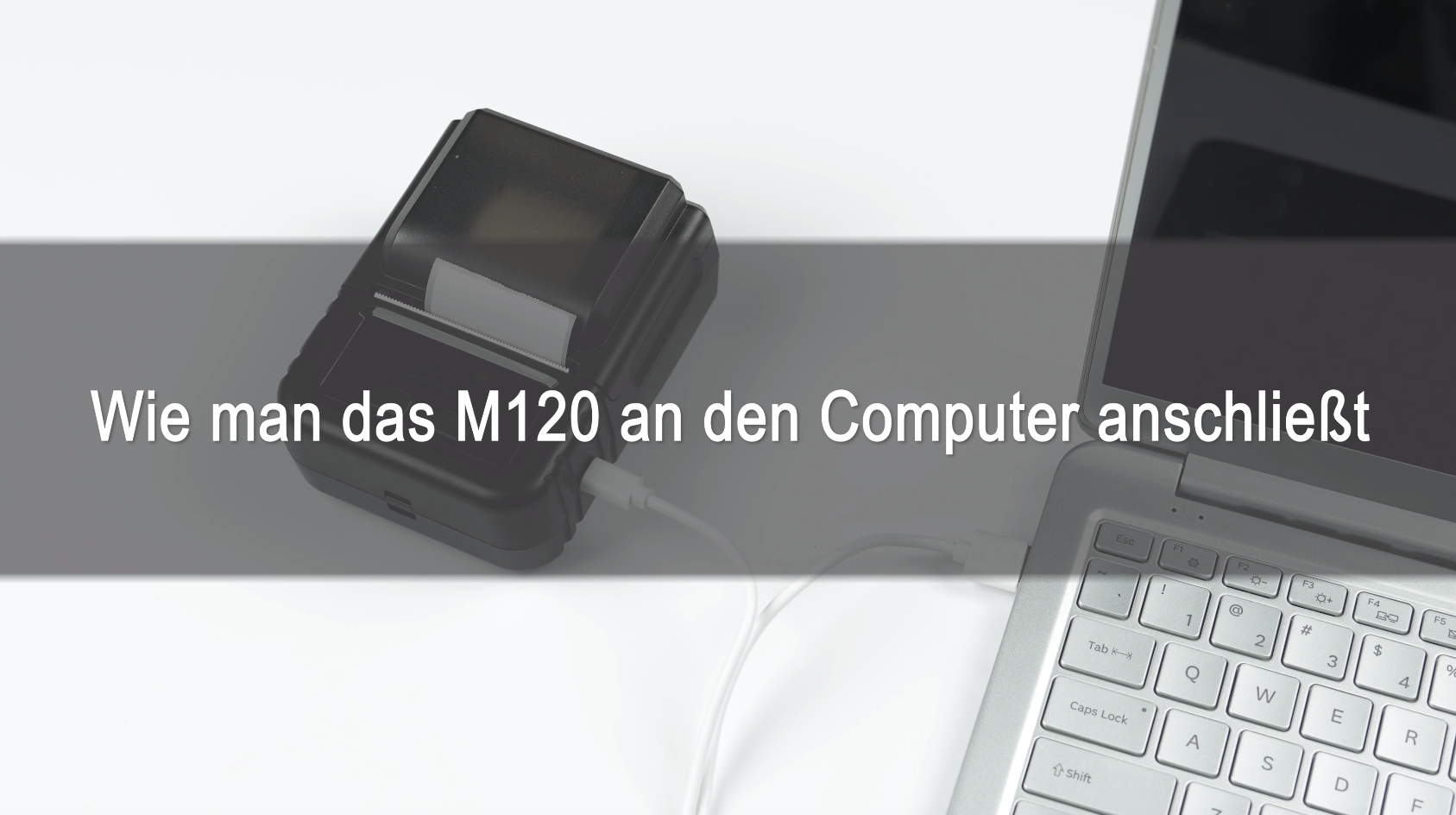 Phomemo M120 Etikettendrucker - Etikettiergerät Bluetooth Mini 