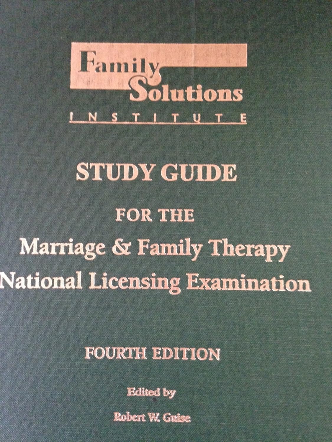 Marriage and Family National Licensing Examination (Study Guide ...