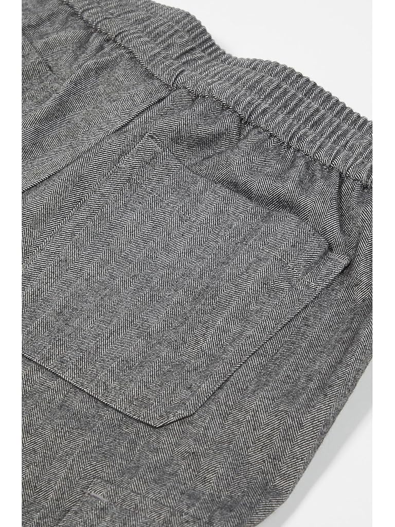 Gray Janie and Jack Herringbone Cargo Pants (Toddler/Little Kid/Big Kid)