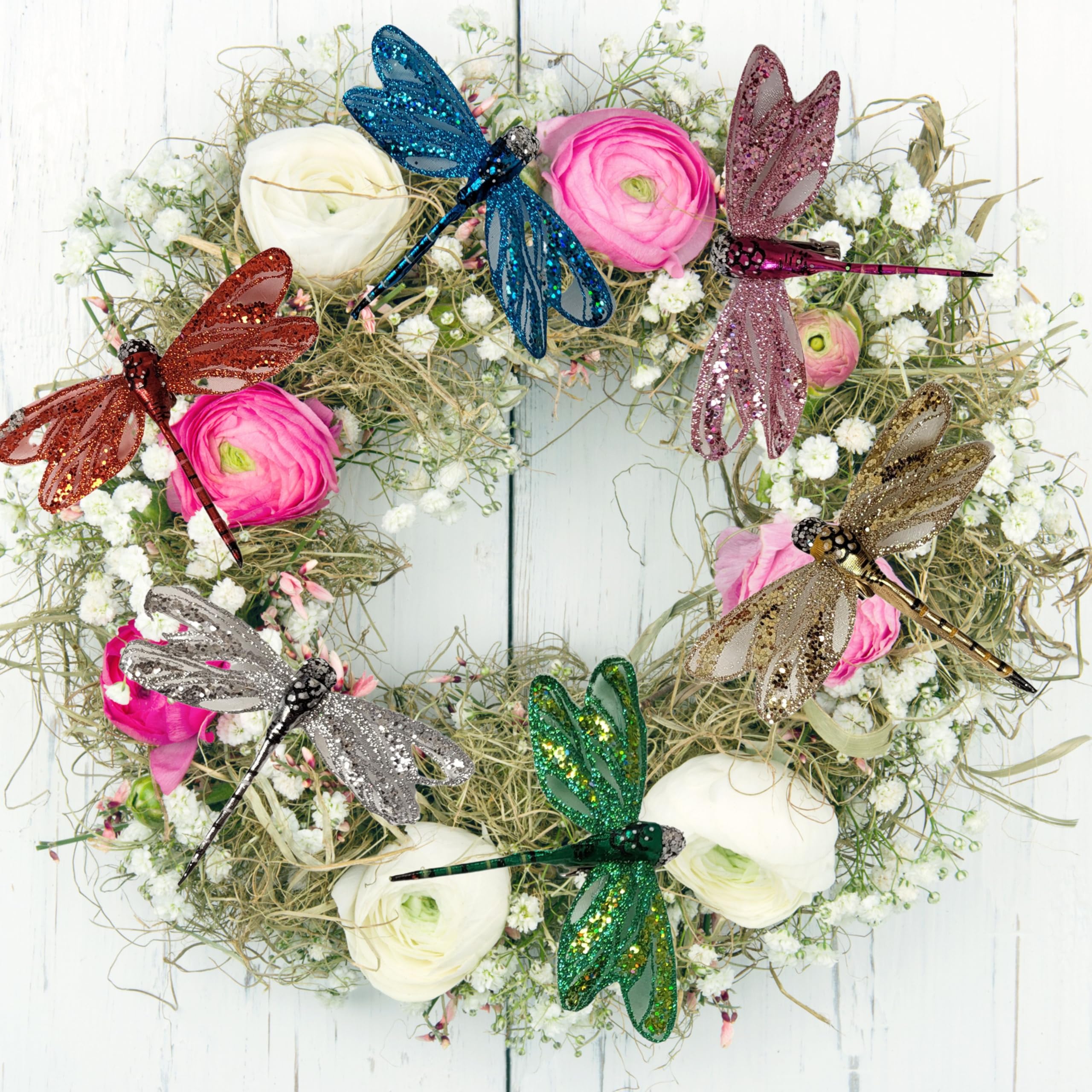 Amazon.com: Dragonfly Clip On Decorations Set of 24, Multi Colored