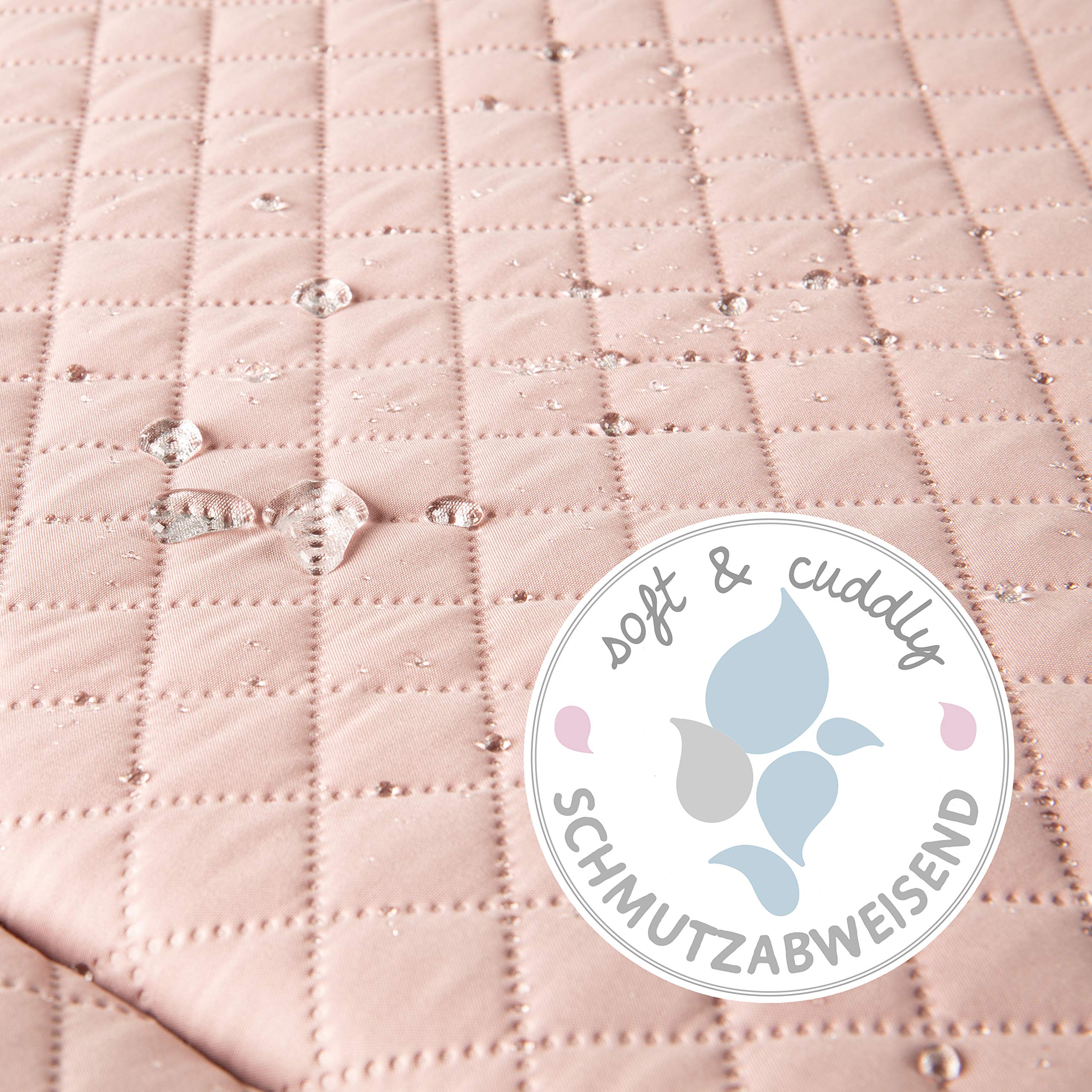 roba Tapis d'Éveil "roba Style" avec Arches à 5 Jouets - 85x75 cm - Tapis d'Activités - Rose