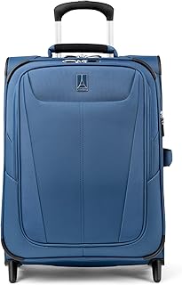 Travelpro Maxlite 5 Softside Expandable Upright 2 Wheel Luggage, Lightweight Suitcase, Men and Women, Ensign Blue, Carry-O...