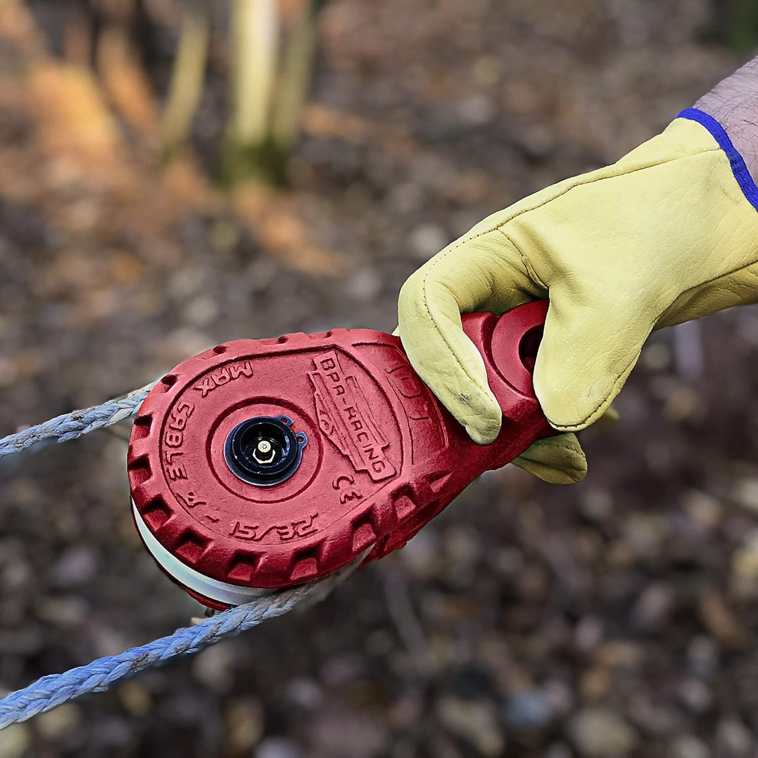 BPA-RACING 10-Ton Snatch Block | Pulley Block With Easy Grip Handle | Works With 3/4 D-Rings & Synthetic Rope up to 15/32” | Heavy Duty Winch Accessories | Offroad Recovery Emergency Kit : Automotive