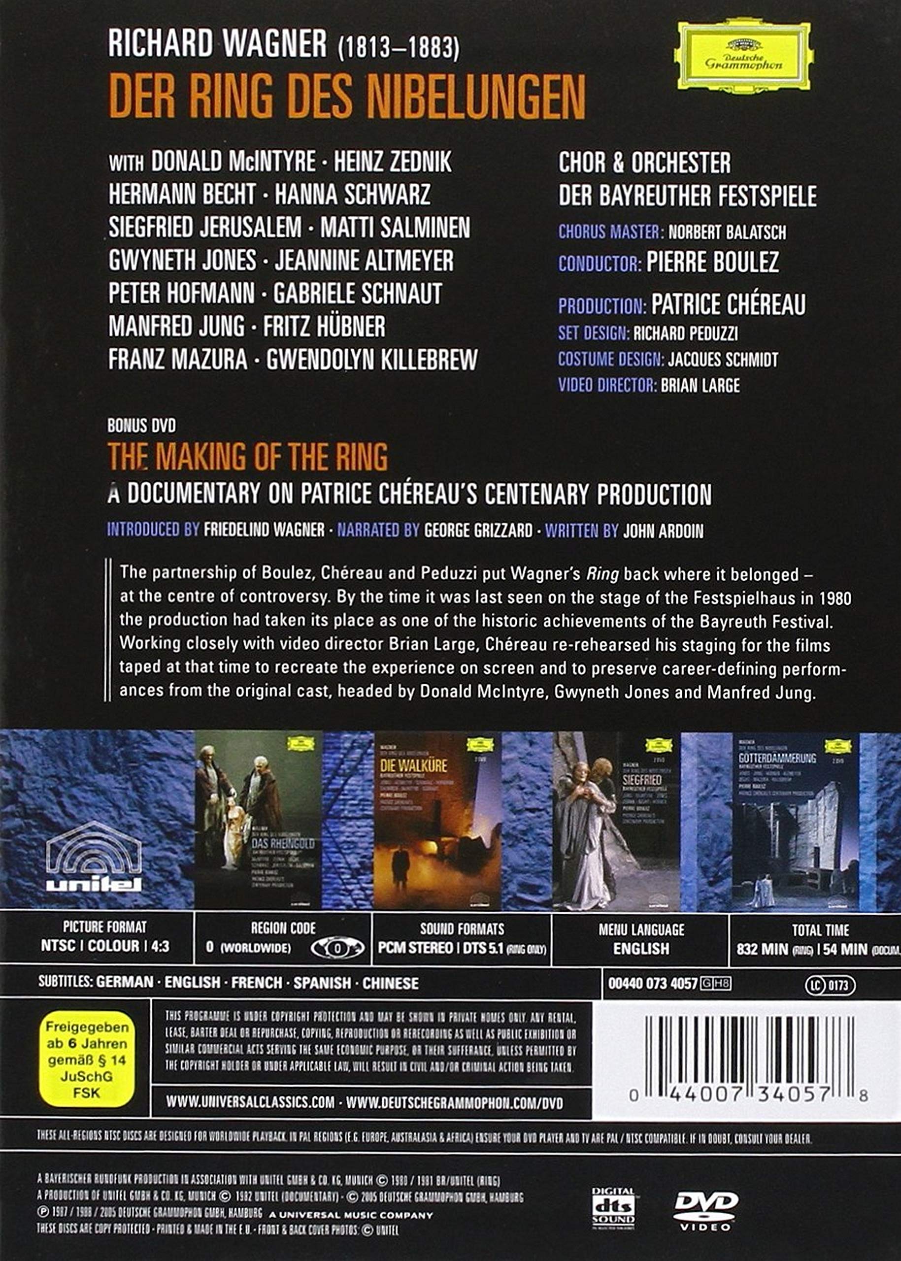 Der Ring Des Nibelungen (L'Anello Dei Nibelunghi)(Box8Dvd)