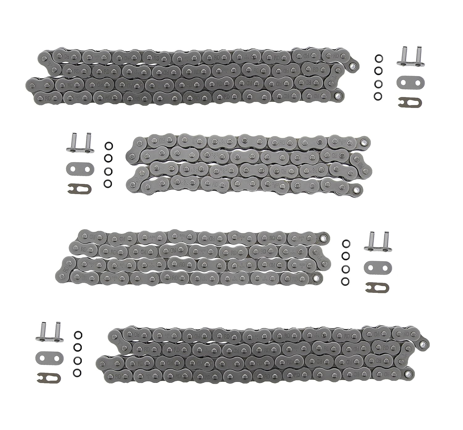 Chains for Polaris Big Boss 500 6x6 1998 1999 O-Ring 520-64L, 72L, 88L, 116L