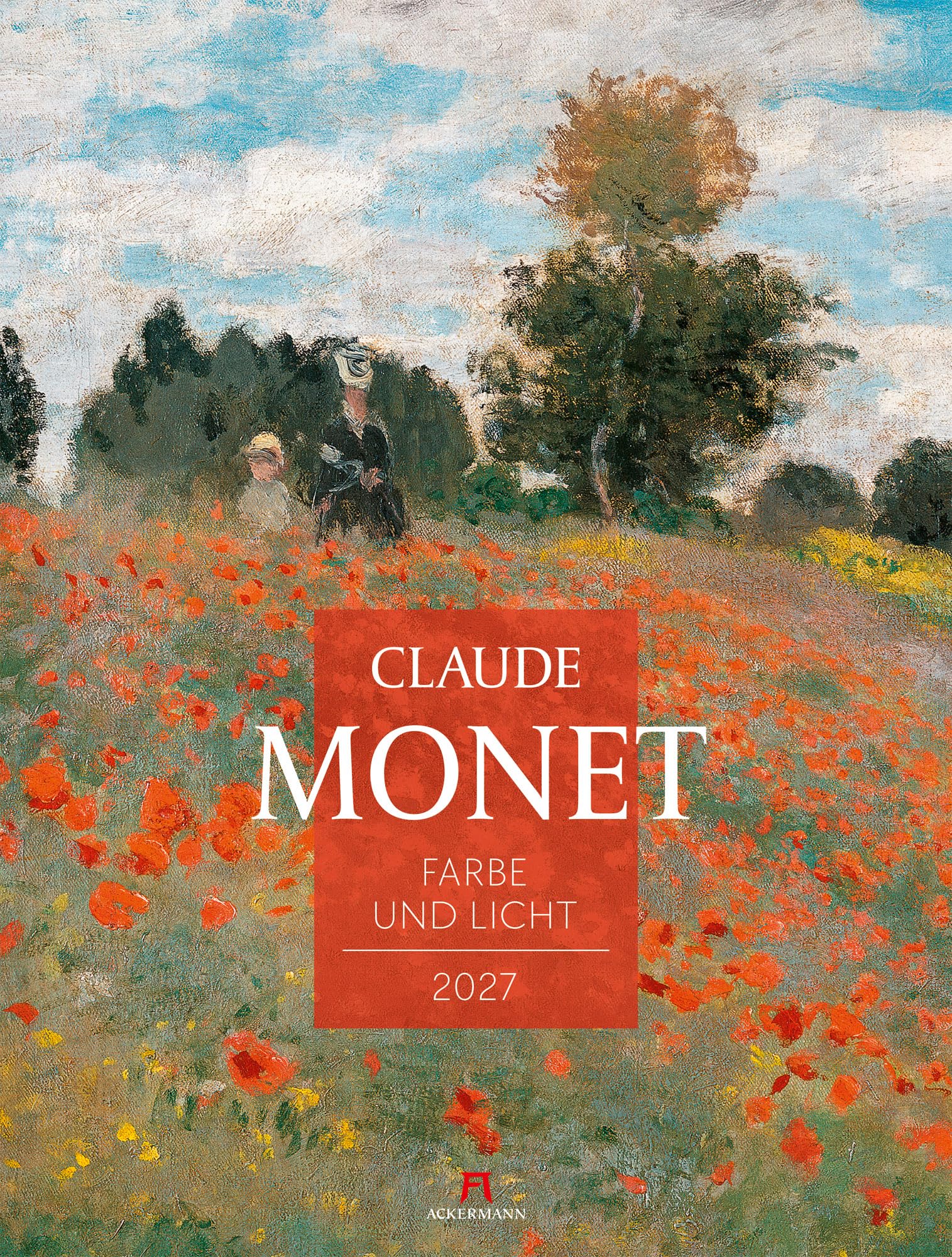 Claude Monet Kalender 2027 | Farbe und Licht: Stilvoller Kunst-Kalender im großen Hochformat (50x66 cm) | Impressionismus