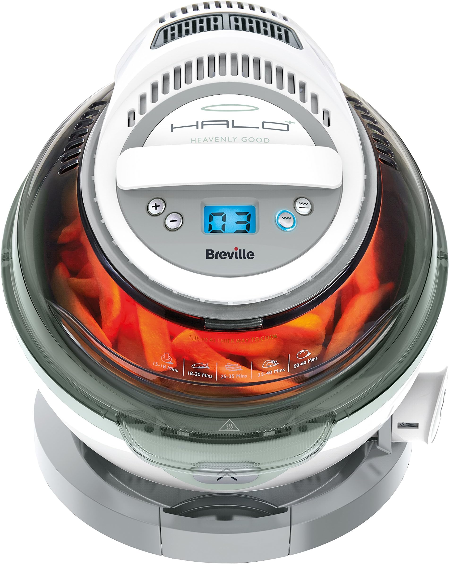Breville VDF120 Halo Plus Health Fryer, 1.25 Litre, White