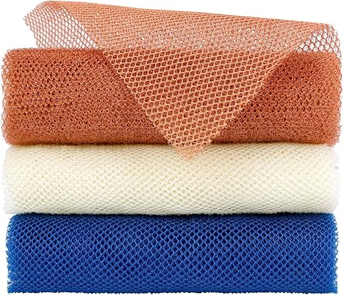 Red exfoliante africana, esponja africana de baño, red africana, esponja de baño de red larga, red de lavado africana, depurador de cuerpo de ducha,