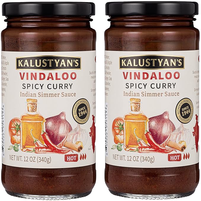 Kalustyan's Vindaloo Spicy Curry Sauce, Indian Simmer