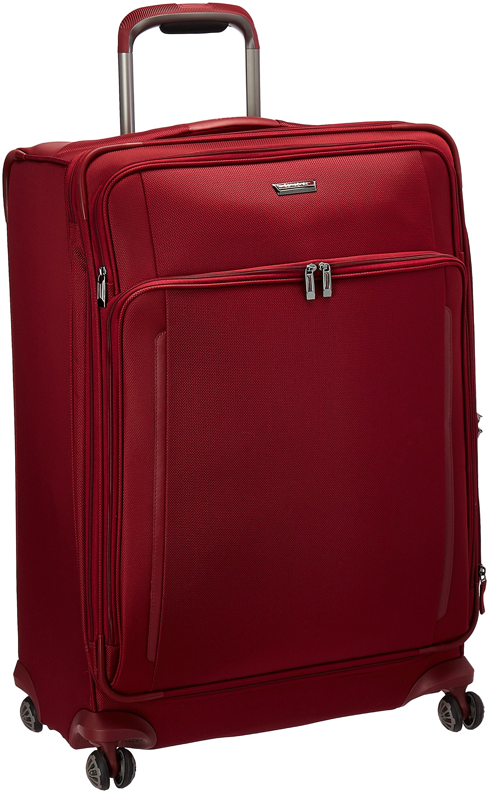 Samsonite Silhouette XV Softside Luggage with Spinner Wheels, Napa Red, Checked-Large 29-Inch