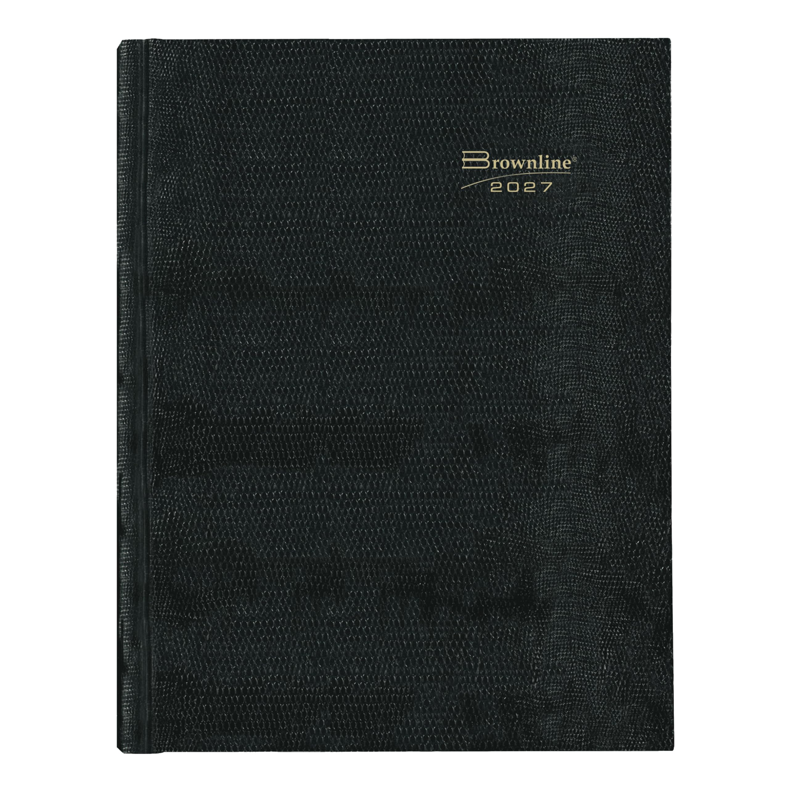 Brownline Agenda giornaliera 2027: tradizionale, senza tempo, nero (C550.BLK-27)