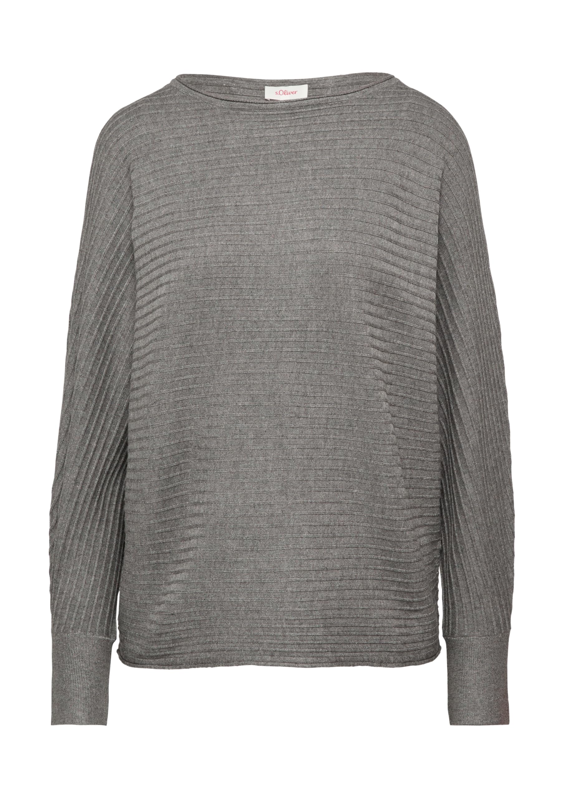 s.Oliver Textured Knitted Batwing Jumper