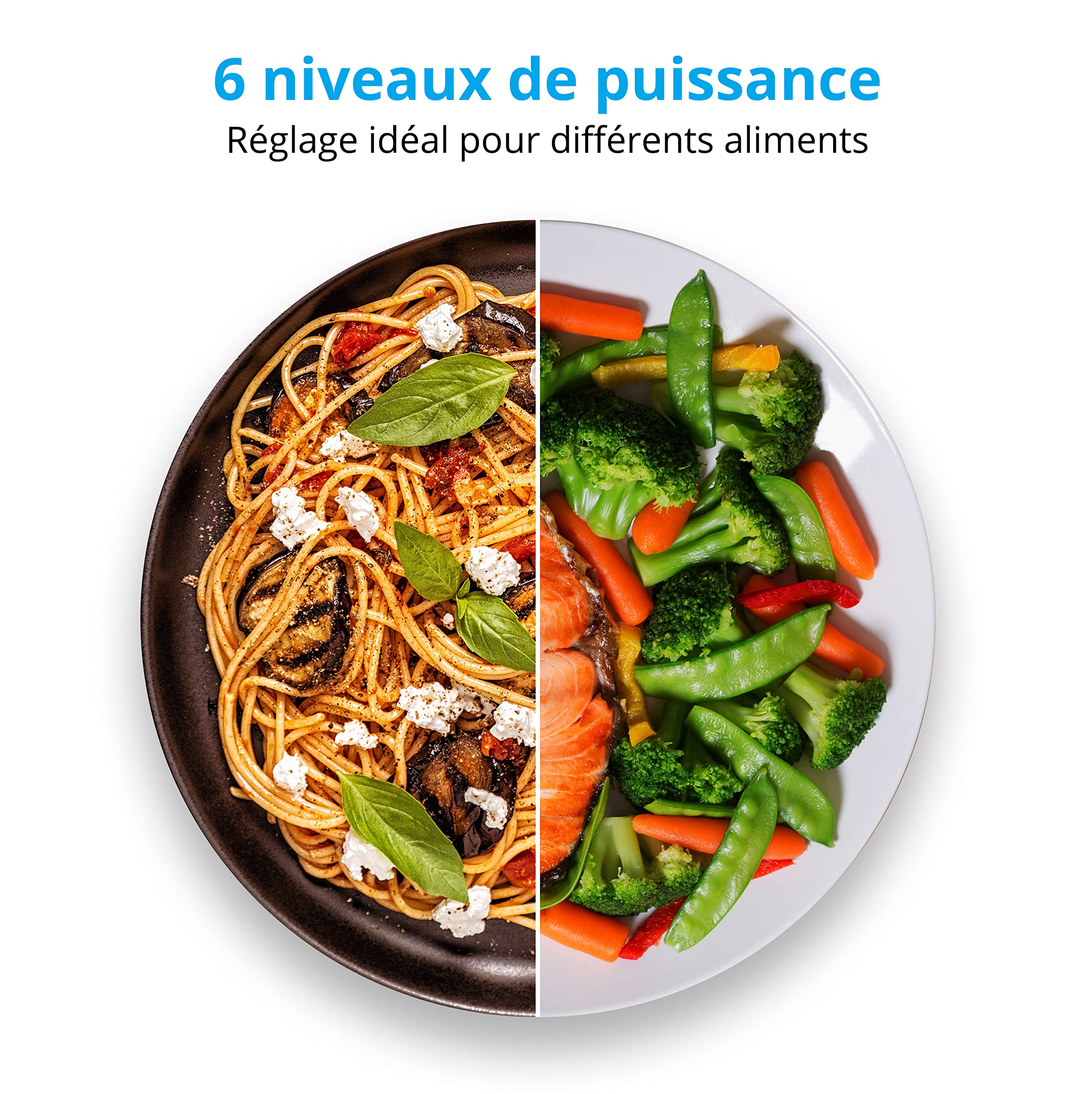 MEDION Micro-ondes, puissance env. 700 watts, capacité env. 17 litres, 6 niveaux, fonction décongélation, MD 15644, noir