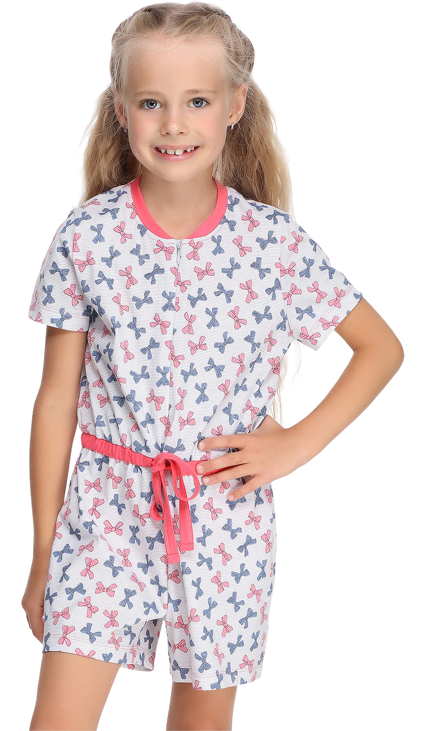 Merry Style Mädchen Overall Short Schlafstrampler Strampelanzug MS10-267