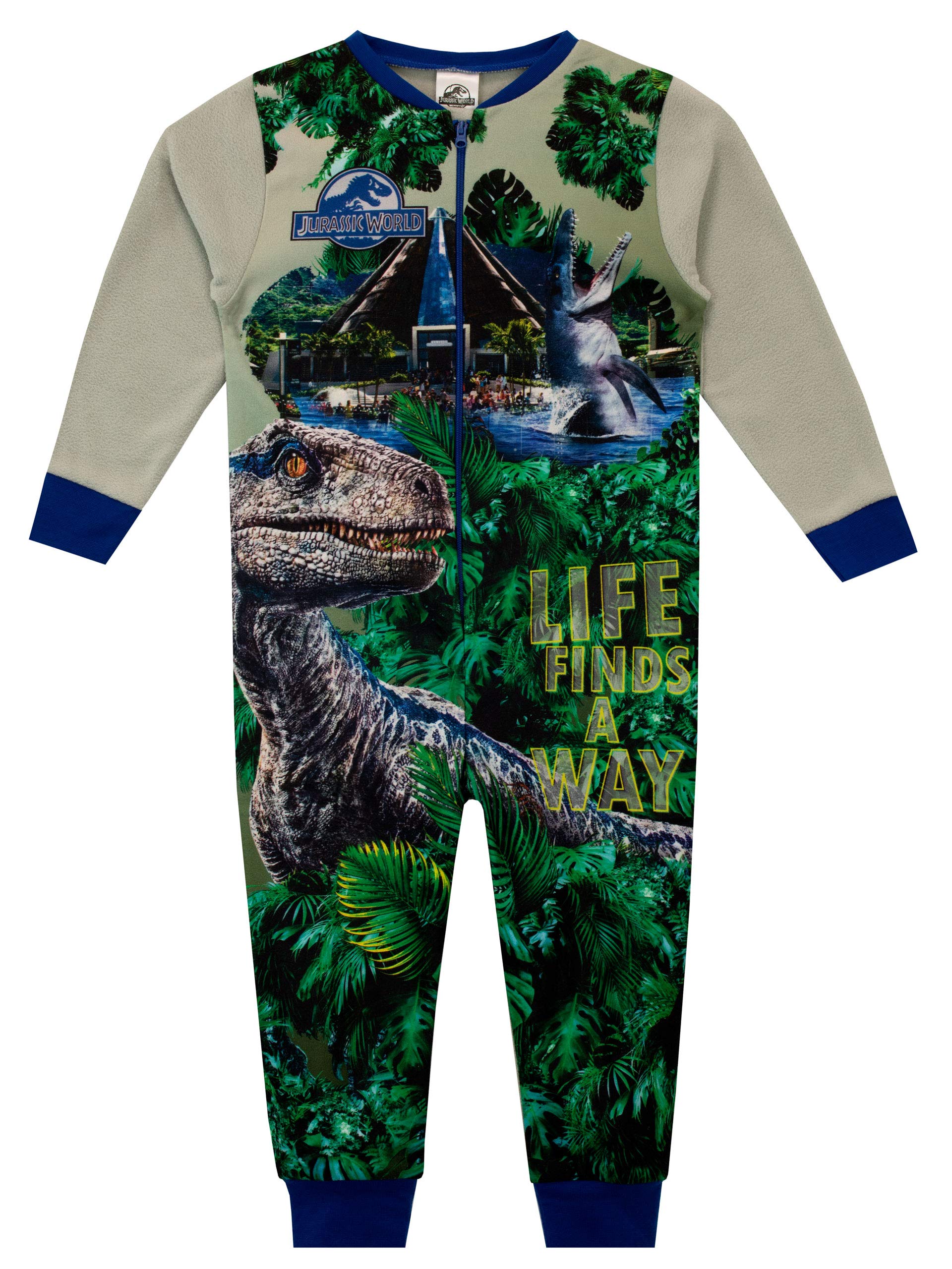 Jurassic World Boys Onesie Dinosaur Multicoloured 3-4 Years
