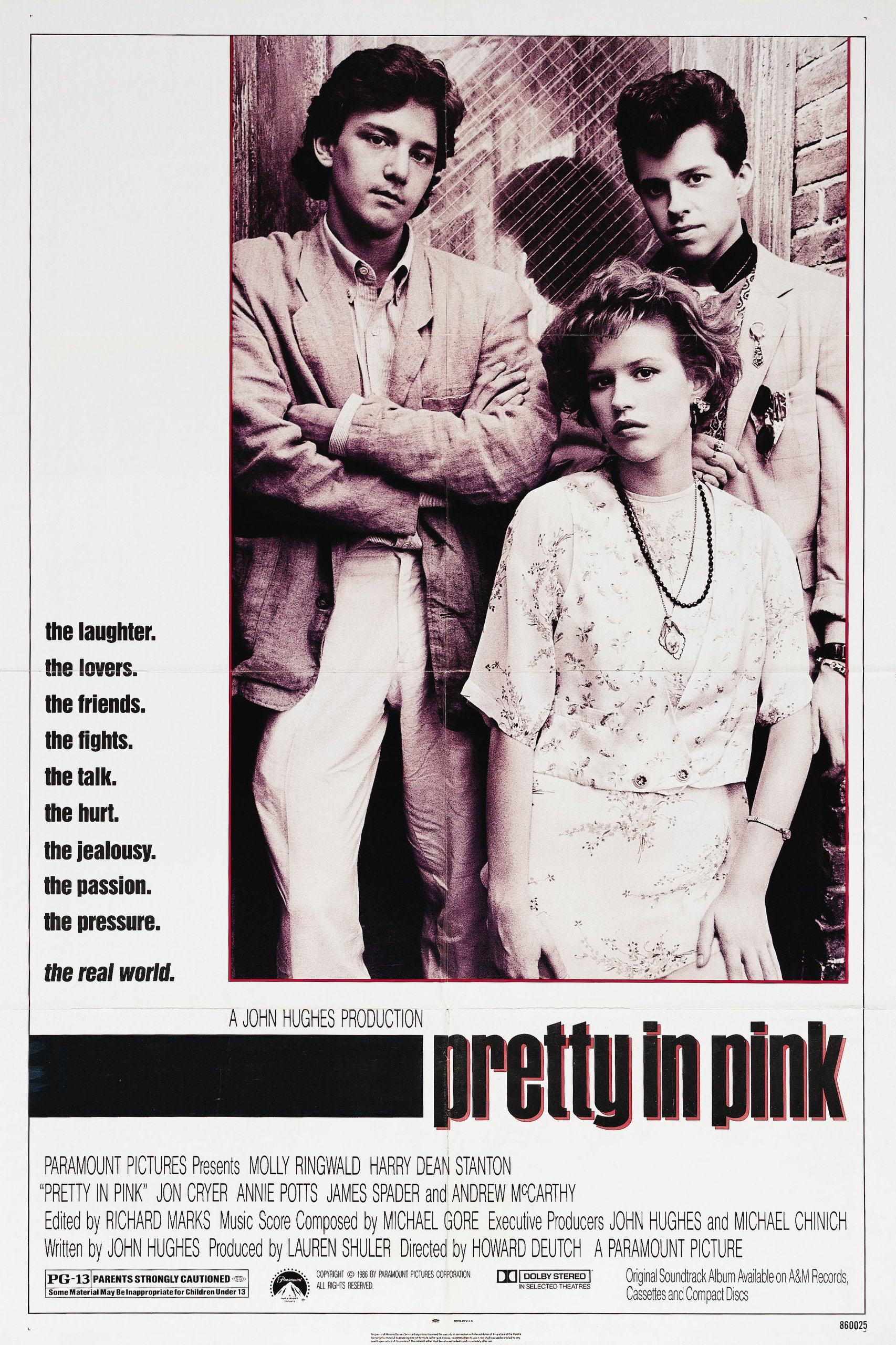 12X8 INCHES PRETTY IN PINK MOVIE POSTER PRINT APPROX SIZE