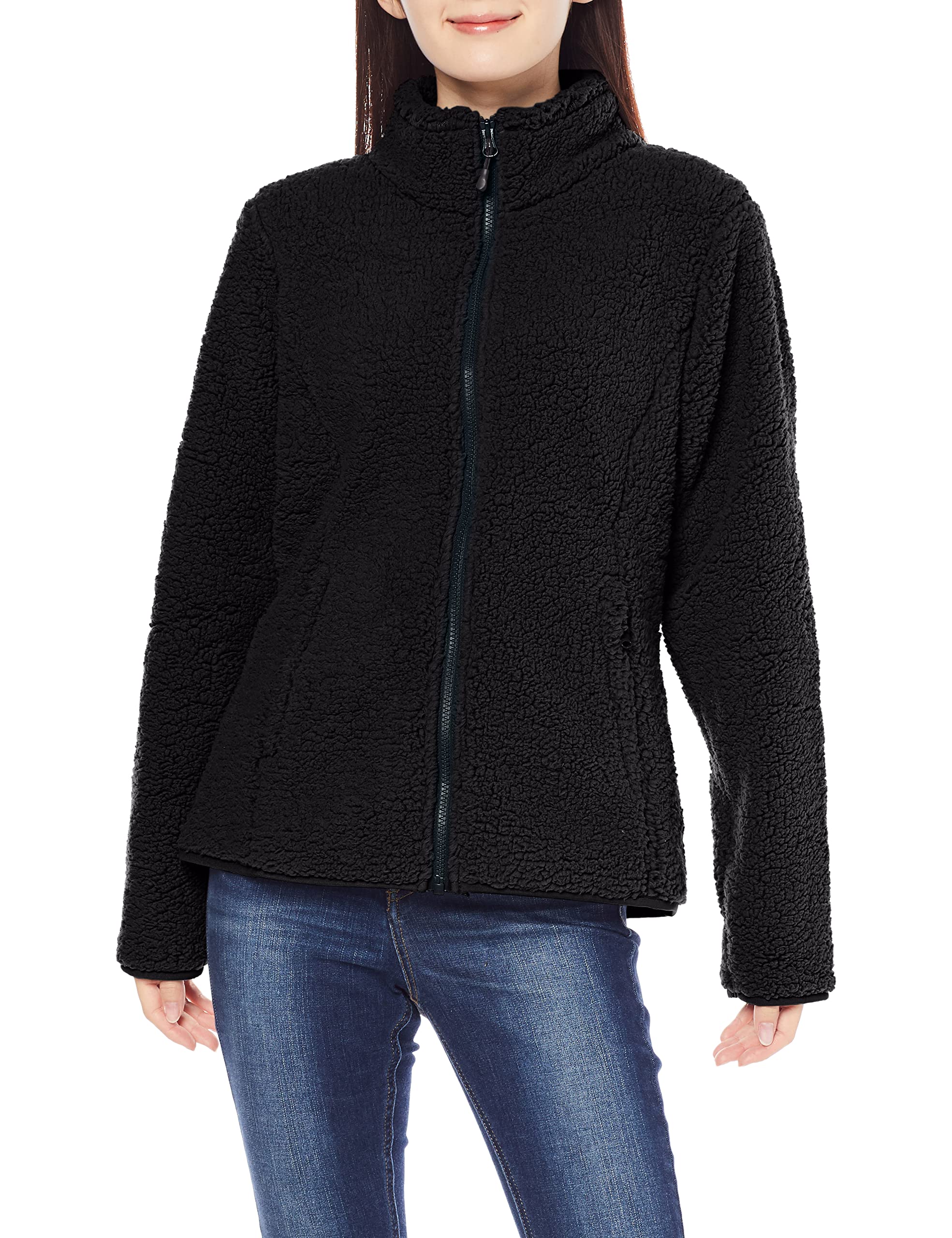 Amazon Essentials Women's Polar Fleece Lined Sherpa Full-Zip Jacket
