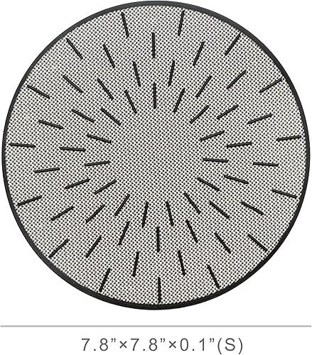 Miniatura 8 de Lazy K Alfombrilla de inducción para estufa, protector de arañazos de fibra de vidrio de silicona, para estufa magnética, almohadillas