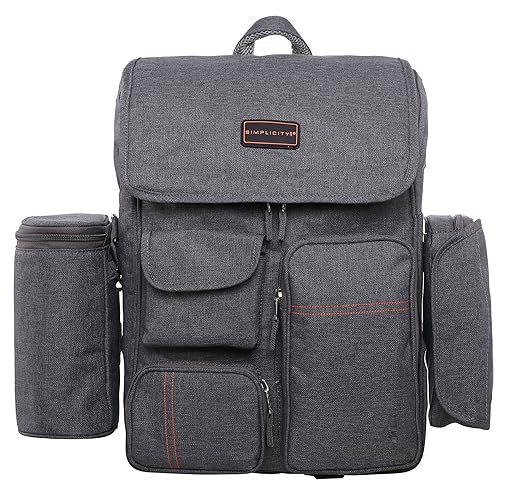 NobleScore Diaper Multi-Function Travel Backpack Nappy Bags W/Stroller Straps Changing Pad