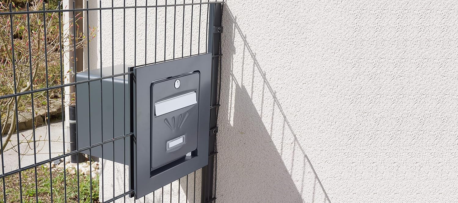 Encadrement boîtes aux lettres Burg Wachter NF anthracite : Amazon.fr