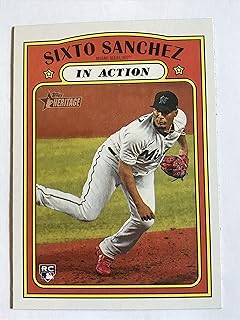 2021 Topps Heritage #16 Sixto Sanchez NM/M (Near Mint/Mint)