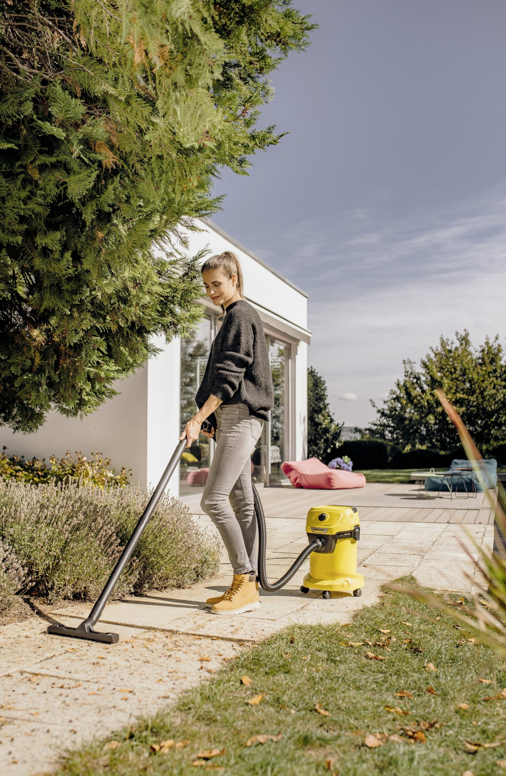 KARCHER Bidone aspiratutto WD 3 V-19/4/20 - Potenza nominale di ingresso: 1000 W - Potenza di aspirazione*: 230 W - Aspirazione: max. 230 mbar
