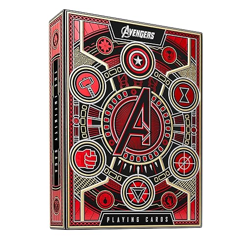teoría11 Cartas de Juego Premium Edición Roja de Los Vengadores - Mazo de La Saga del Infinito de Marvel Studios