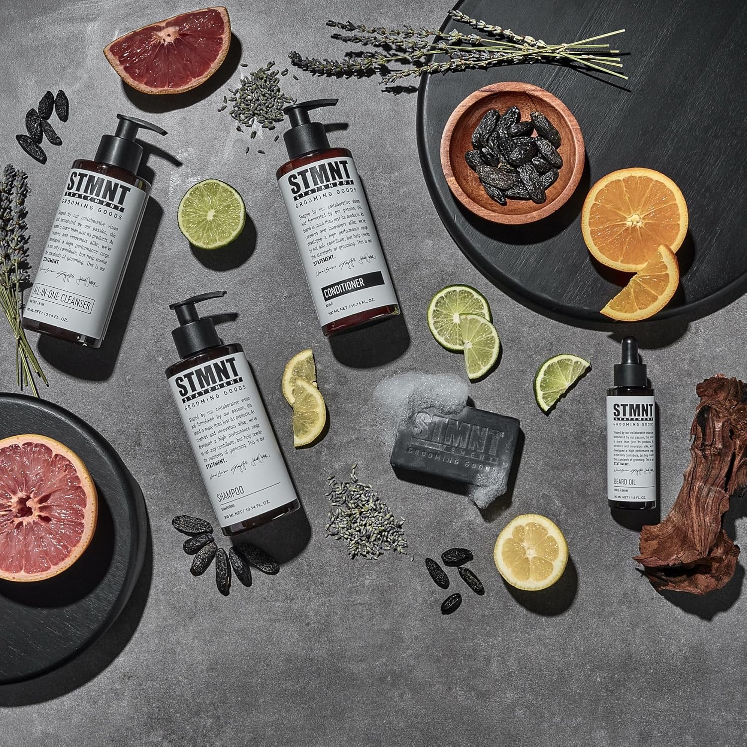 STMNT Grooming Goods Conditioner | Softens Hair | Restores Shine | Moisturizing Formula w/Activated Charcoal & Menthol | All Hair Types - Image 4