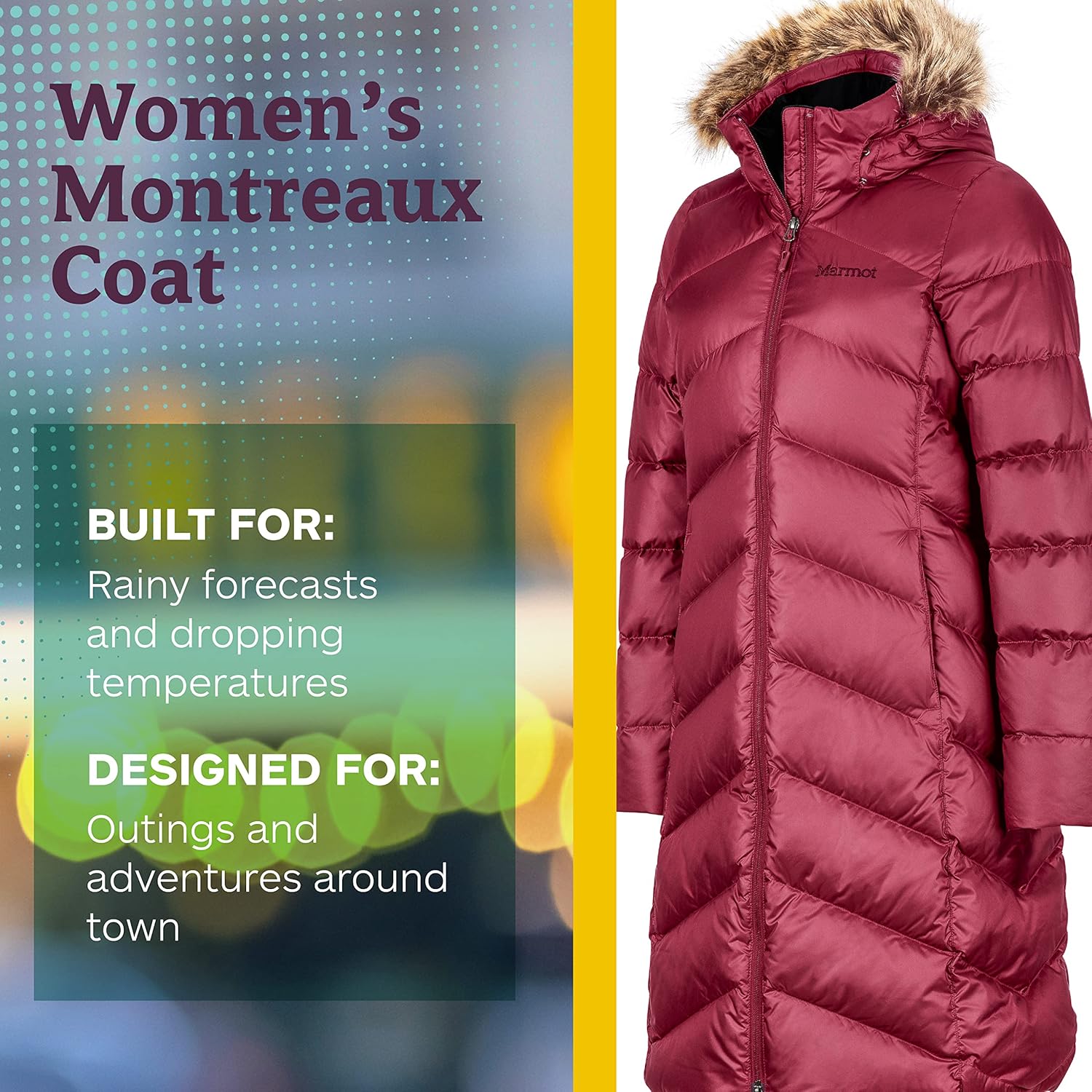 Marmot womens Montreaux Full-length Down Puffer Coat - Image 2