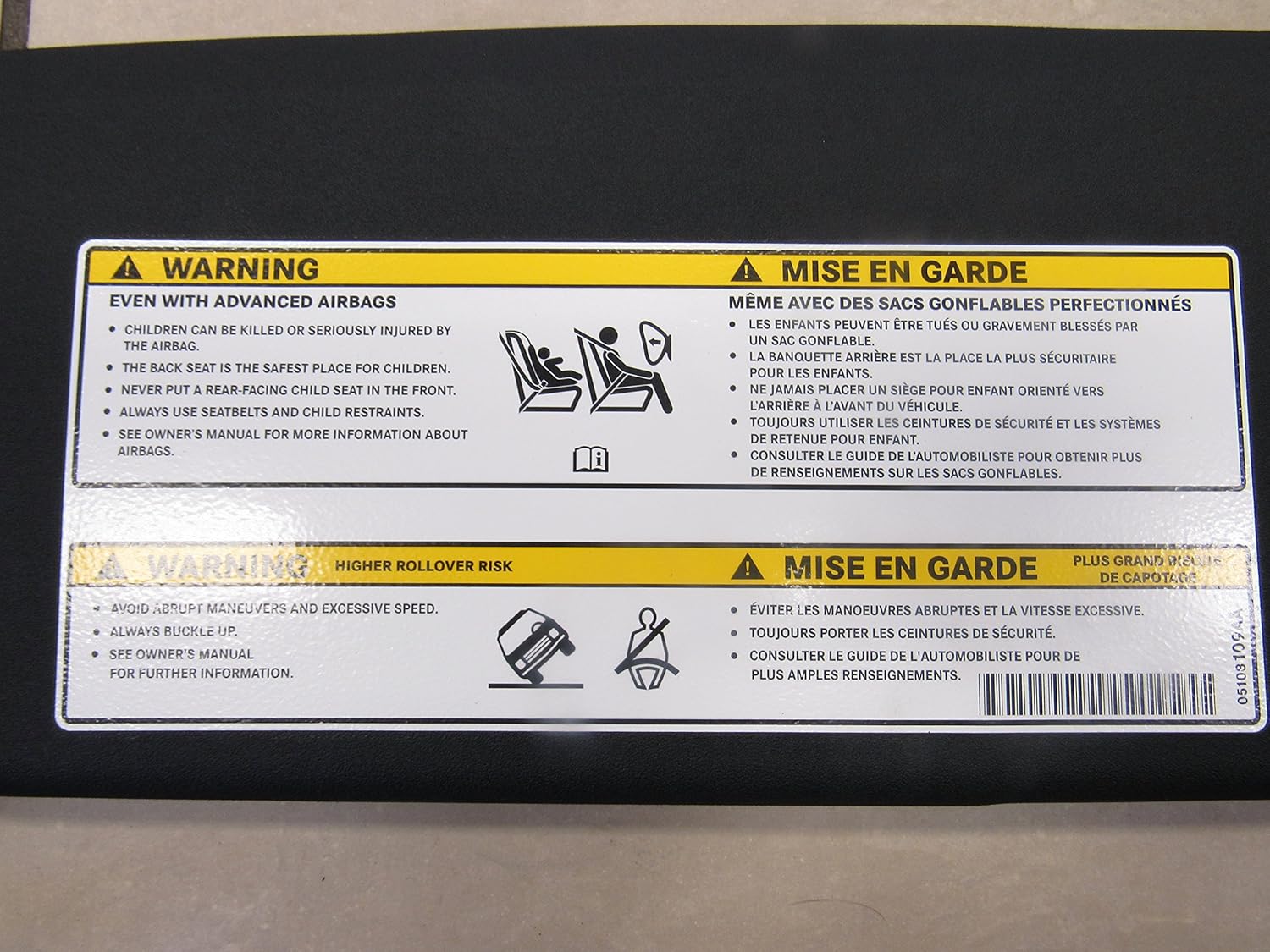 Mopar 6CJ07DX9AA VISOR