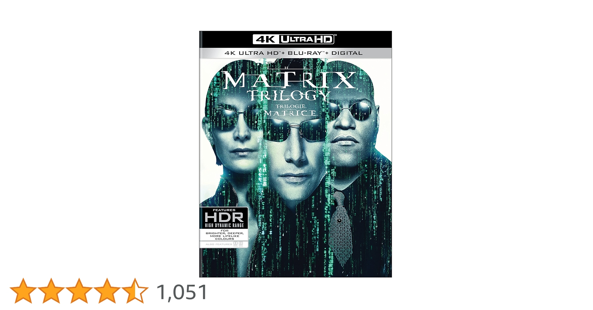 マトリックス 4k ULTRA HD Blu-ray　セット Amazon.co.jp: マトリックス トリロジー (4K ULTRA HD