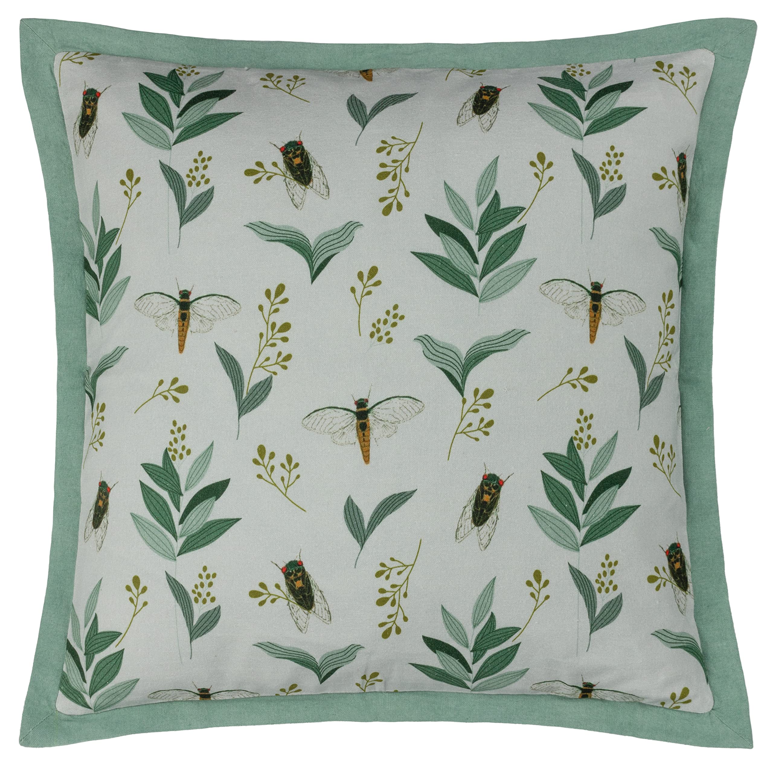 Wylder Lacewing Polyester Filled Cushion,Sage,50 x 50cm