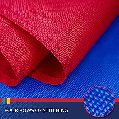 Miniatura 8 de Bandera de Cuba de 3 x 5 pies para exterior, nailon resistente, rayas cosidas, a prueba de decoloración, de larga duración, bandera nacional cubana