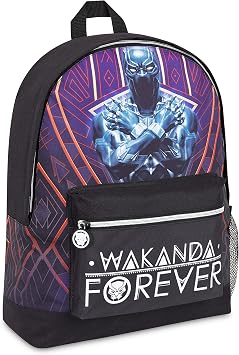 Marvel Backpack Kids School Bags for Boys Avengers Spiderman (Black)