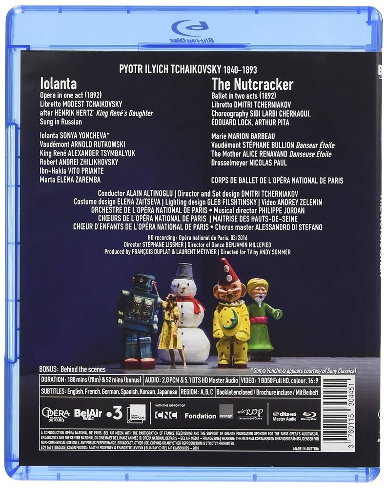 チャイコフスキー:イオランタ/くるみ割り人形[Blu-ray Disc](日本語字幕) mxn26g8 Amazon.co.jp: チャイコフスキー:イオランタ/くるみ割り人形[Blu