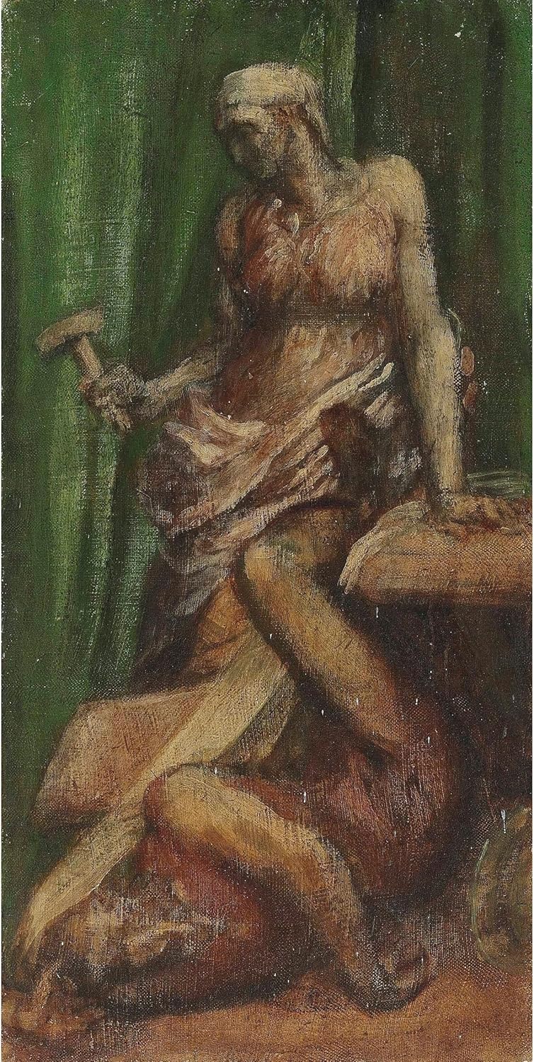 ArtDirect Jael Unframed Art Print Giclee Poster by George Frederic Watts - Ready for Framing with Customization Sizes 5x10, 7x14, 10x20, 18x36, 24x48 and 30x60 inches