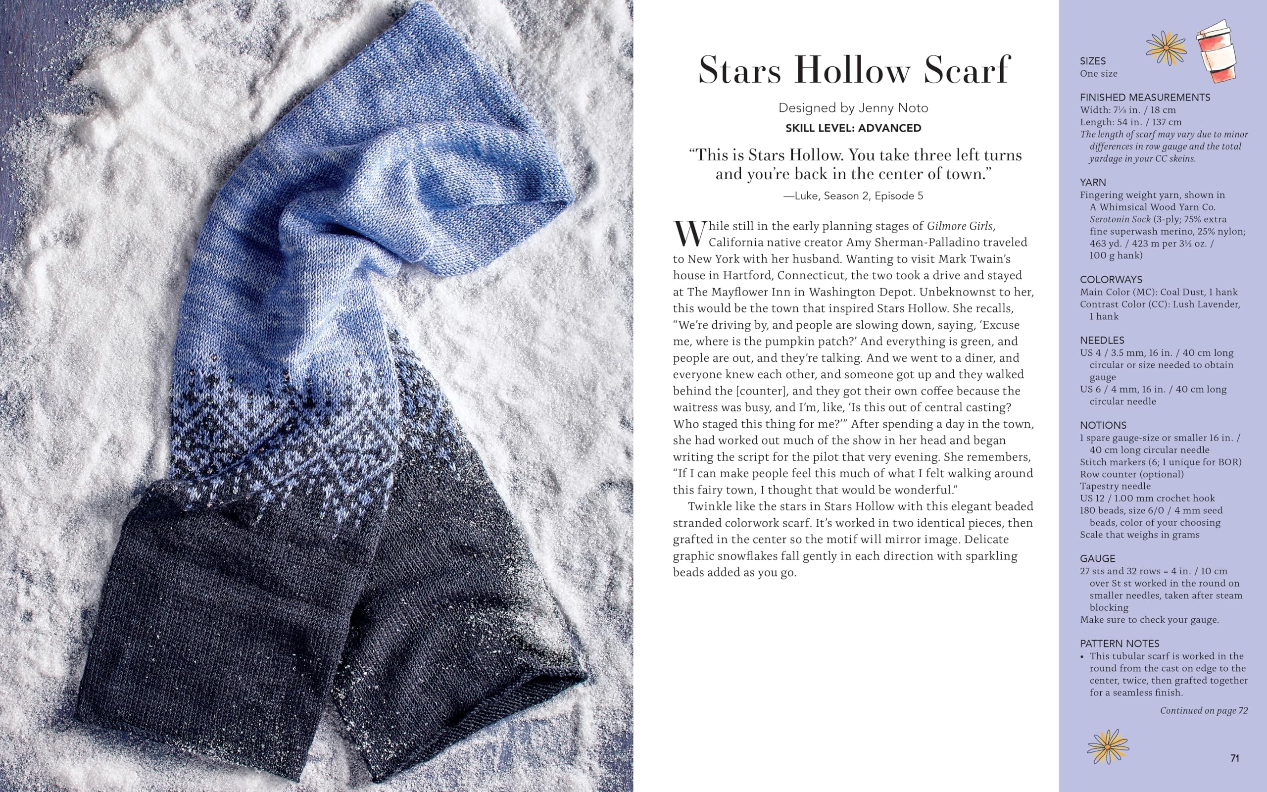 Gilmore Girls: The Official Knitting Book: Knit Your Way Through Stars Hollow and Beyond