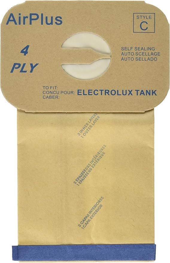 12 Electrolux Canister Vacuum Bags [Health and Beauty