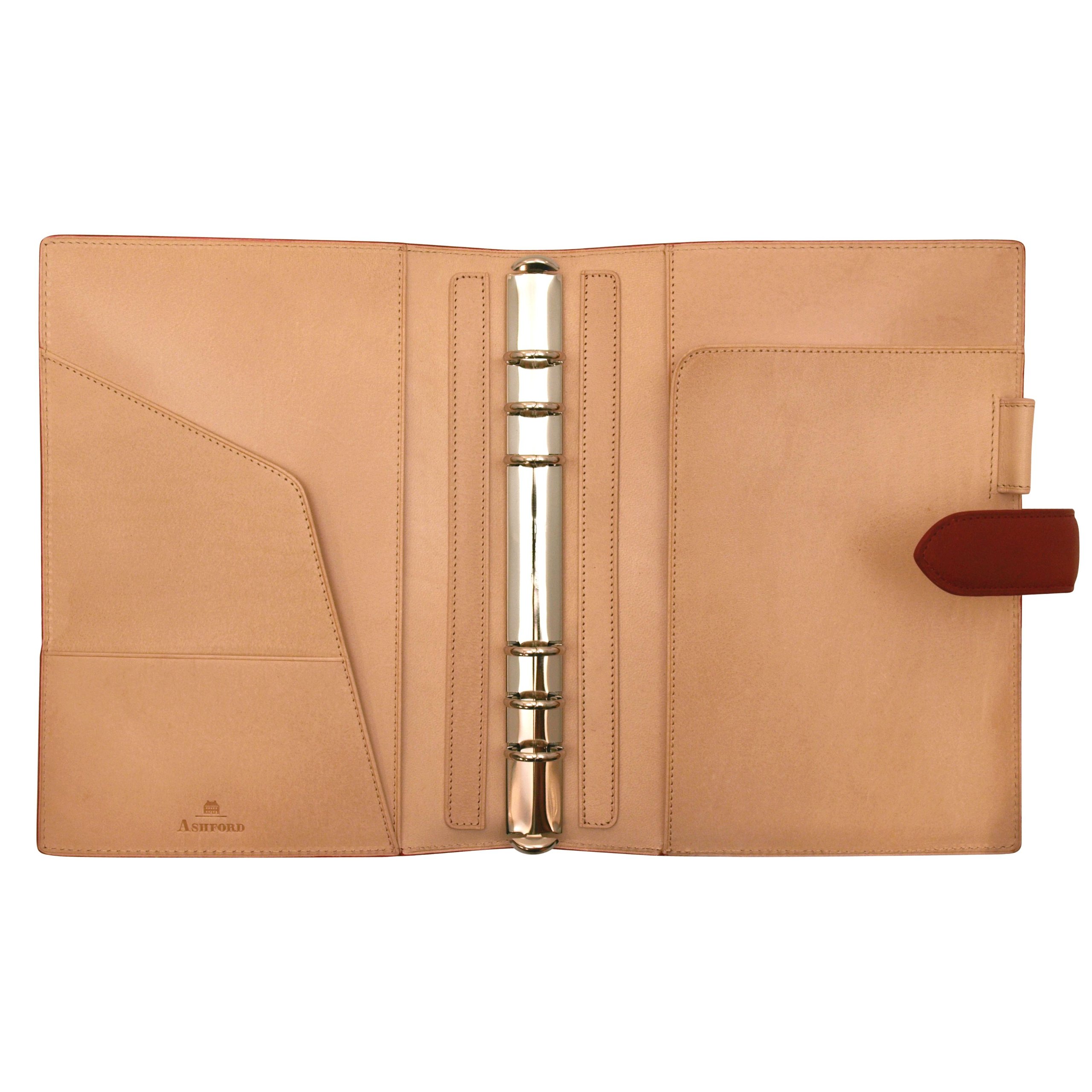 Amazon.co.jp: ASHFORD 手帳 A5 キュリオ 19mm レッド 3080-044 